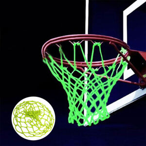 Standard Basketball Net Nylon Luminous Glowing Basketball Hoop Net Goal .mz