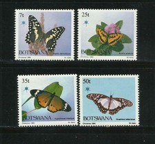 BOTSWANA. Año: 1984. Tema: NAVIDAD. MARIPOSAS.