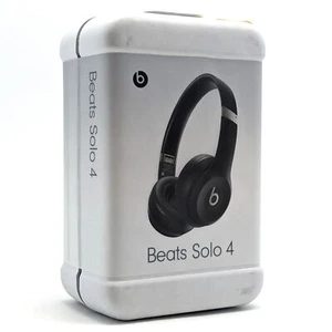 Beats by Dre Solo 4 Over-Ear Headset Matte Black Bluetooth Wireless MUW23LL - Picture 1 of 10