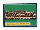1962 Topps Football Card Cleveland Browns Team #37