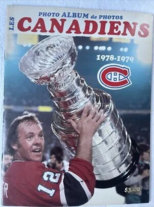 MONTREAL CANADIENS NHL Hockey 1978-79 Yearbook Media Guide Stanley Cup French + - Picture 1 of 7