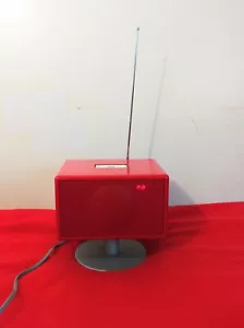 Genf Model S rot iPod FM Soundsystem Dock, mit Ständer, keine Fernbedienung, getestet funktionsfähig - Bild 1 von 11