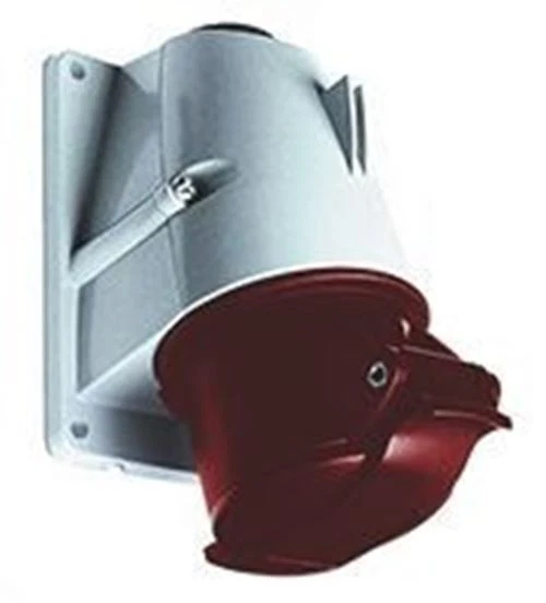 1 x ABB Easy & Safe Series, IP44 Red Panel Mount 3P+E Right Angle Industrial Pow - Image 1 of 1
