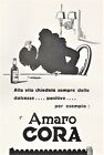 Pubblicita 1928 Amaro Cora Donna Dolcezza Positivita Bicchiere Dalmonte Acme