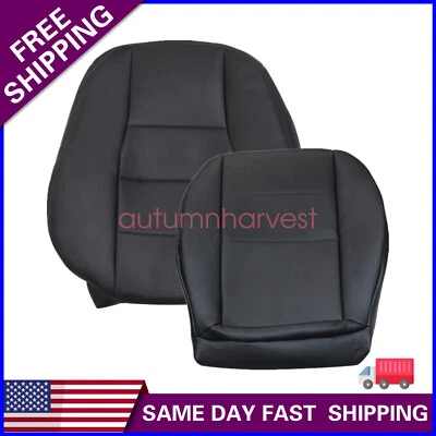 Capa de assento inferior e superior preta para driver Mercedes Benz GLK250 GLK300 GLK350 2010 - Imagem 1 de 4