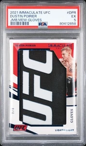 Guantes Panini Immaculate Collection Jumbo Memorabilia DPR DUSTIN POIRIER 2021 - Imagen 1 de 2