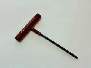 Snap On Tools USA AWCG1612B SAE 3/16" T-Handle Hex Allen Driver Tool, Red Grip - Picture 1 of 5