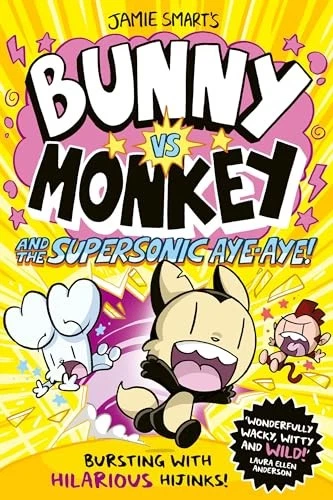 Bunny vs Monkey and the Supersonic Aye aye Book Hilarious Kids Com | Smart Jamie