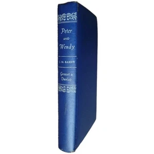 Antik Peter und Wendy 1911 blau Vintage Hardcover Buch Peter Pan USA - Bild 1 von 24