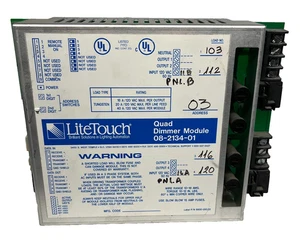 Modulo Quad Dimmer LiteTouch/Savant 08-2134-01 120V p125, usato - Foto 1 di 3