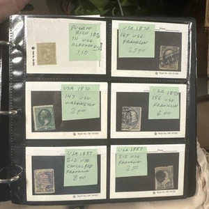 Álbum de estampillas de Estados Unidos 24 páginas valor $1000+ *¡Ver fotos! - Imagen 1 de 24