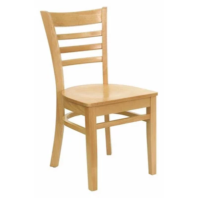 Hercules Restaurant Chair, Wood Back, 17-1/4 in W 20" L 33-3/4" H - Image 1 of 4