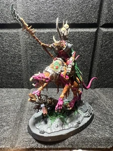 Painted warhammer 40k army Clawlord On Gnaw Beast Games Workshop Skaven - Picture 1 of 15