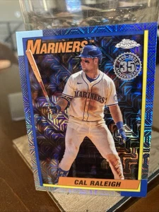 2025 Topps Series 2 - 1990 Topps Chrome Silver Pack Cal Raleigh #T90C138 - Picture 1 of 7