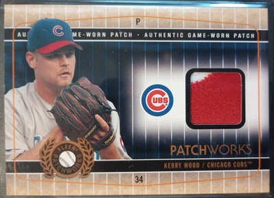 2005 Fleer Patchworks Kerry Wood (#PW-KW) patch /99 - Image 1 of 2