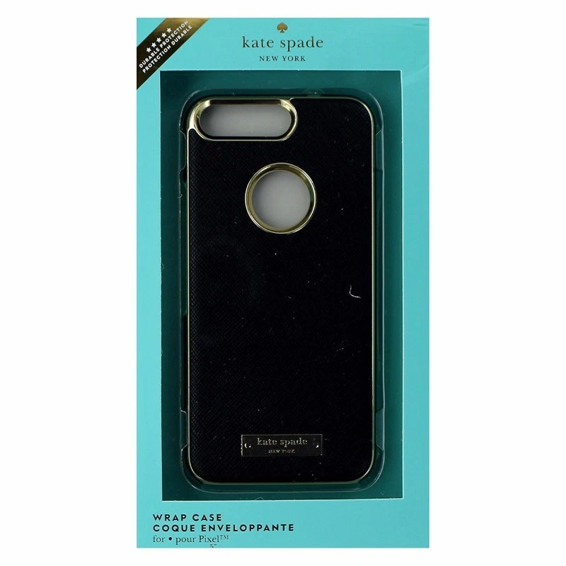 Funda Kate Spade New York Wrap Series para Google Pixel 5 - Saffiano Negro/Dorado Foto 1 de 2