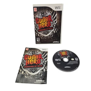 Guitar Hero Warriors of Rock Nintendo Wii 2010 Complete w/ Manual CIB - Picture 1 of 9