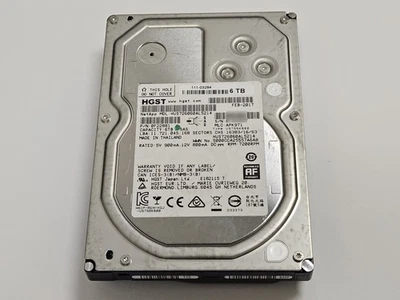 HGST 6TB 3.5" SAS Internal Hard Drive HUS726060AL5214 7200RPM HDD - Image 1 of 2