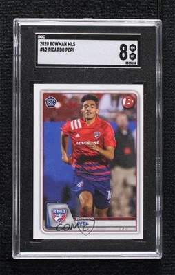 2020 Bowman MLS Ricardo Pepi #62 SGC 8 Rookie RC - Image 1 of 2