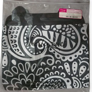 NEW Thirty-One 31 Oh Snap Pocket 079A Black Playful Parade Organizer - Picture 1 of 4