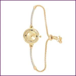 2025 Moda Para Mujer Reloj Pulsera Dorado Esfera Pequeña Elegante Reloj Nuevo Lindo - Imagen 1 de 31
