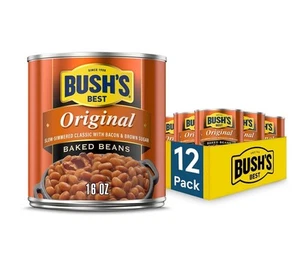 Bush's Best, Original Baked Beans 🫘 16 oz (Pack of 12) - Picture 1 of 4