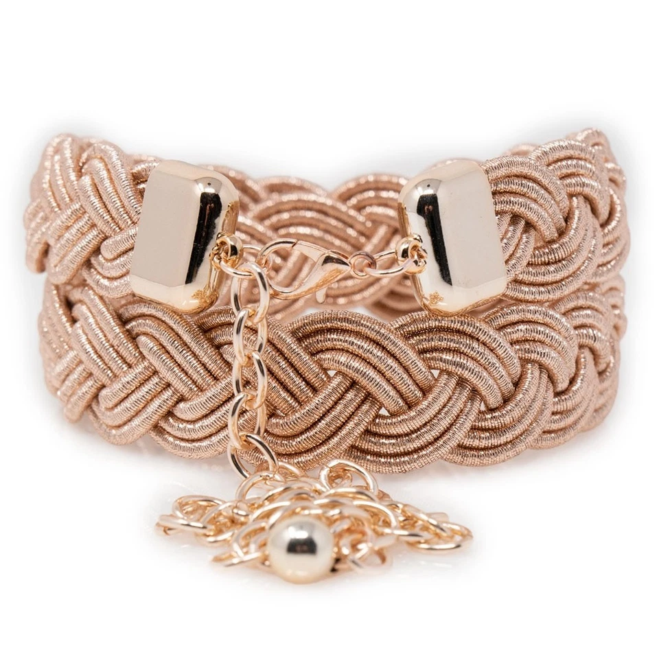 Cintura oro rosa donna elegante gioiello cerimonia cinta rose gold abiti vestito - Immagine 1 di 1
