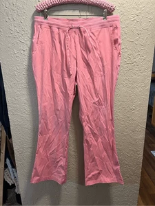 Nu Dimension Stretch rosa Scrub Hose Damengröße Large MÄNGEL-SPUREN-FLECKEN - Bild 1 von 15