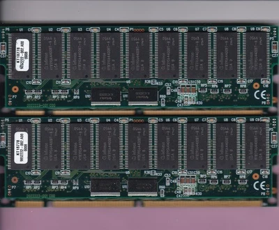 512MB 2x256MB PC100R KINGSTON KT18778 INFINEON PC-100R 3.3V SDR ECC REG RAM KIT Foto 1 de 2