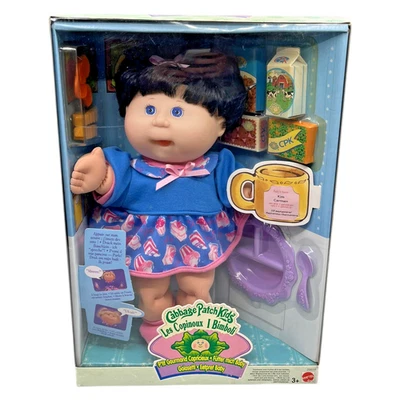 Mattel Cabbage Patch Kids Puppe Fütter mich Baby 1990 First Edition CPK 20658 - Bild 1 von 4