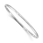 Sterling Silver Rhodium-plated Polished Slip-on Child's Bangle