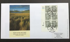 GB 2006 6x44p N. Ireland Country Definitive Cylinder Block on First Day Cover - Picture 1 of 2