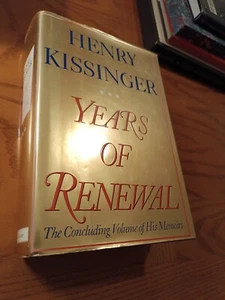signiert, Jahre der Erneuerung, 1999, Henry Kissinger, 1. Auflage, HCDJ - Bild 1 von 9
