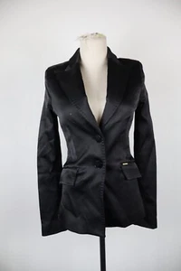 Elisabetta Franchi Blazer Jacket Woman Size 44 Vintage Casual Cotton - Picture 1 of 12