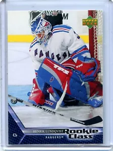 2005-06 UD Rookie Class #3 Henrik Lundqvist - Foto 1 di 2