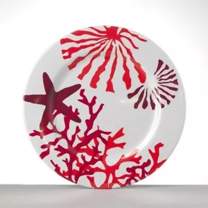 Mario Luca Giusti - Set 6 Piatti Piani 27cm Corallo Rosso Mario Luca Giusti - Imagen 1 de 2