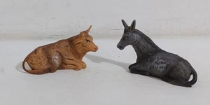 84296 Pastorello Presepe - statuina in plastica - Bue e asinello - Picture 1 of 4