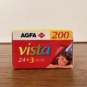 AGFA 200 Vista 35mm Photo Film Color Prints 27 Exposure New Sealed Expired 03/06 - Picture 1 of 10