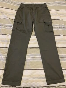 Olive Green cargo pants Size L - Picture 1 of 5