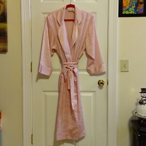 Women's Vintage Victoria Secret Long Pink Robe/Cover. Size Medium