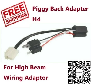 Piggy Back Adapter H4 for High Beam Wiring Adaptor Inline H4 Splice Starpoint - Picture 1 of 4