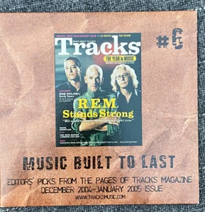 Tracks Magazine #6 Music Built To Last Sampler CD 20 Tracks by editors REM more - Picture 1 of 6