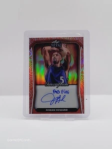 2024 Leaf Metal Halloween JUWAN HOWARD "Fab Five" Inscription Auto Autograph 2/3 - Picture 1 of 2