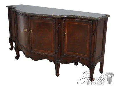 66030EC: EJ VICTOR французский мрамор верхний орех Credenza - Изображение 1 из 4