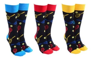 Tennis Socks by Sock Society Sports Novelty Cotton Men Women Socks Gift - Foto 1 di 7