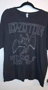 Led Zeppelin Shirt Adult Extra Large Band Classic Rock Heavy Cotton Swan Song 77 - Picture 1 of 12