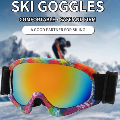 Gafas protectoras para moto nieve deportes esquí patín gafas para niños Foto 1 de 4