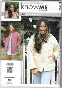 Chaqueta de señoritas Know Me patrón de costura R11958 con capucha opcional talla 14-22 UC 2023 - Imagen 1 de 2