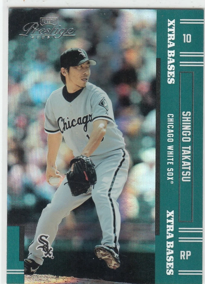 2005 Shingo Takatsu Playoff Prestige XTRA BASES GREEN /50 - #95 White Sox - Image 1 of 1