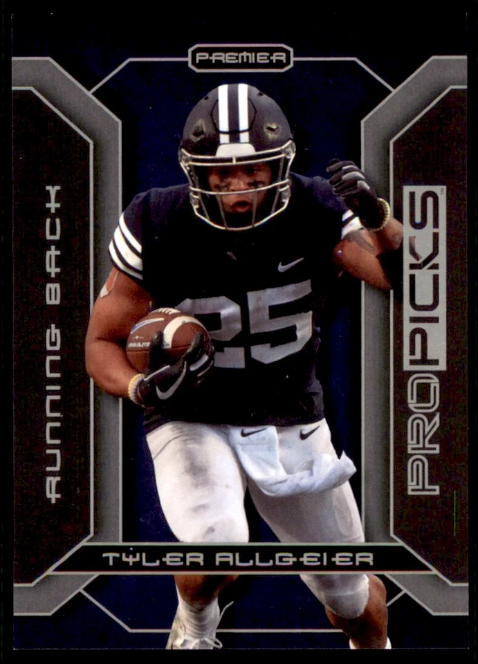 TYLER ALLGEIER 2022 Pro Picks Premier Rookie Card RC #PP-24 Atlanta Falcons - Image 1 of 2